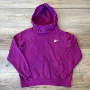 Nike Fuchsia Hooded Sweatshirt